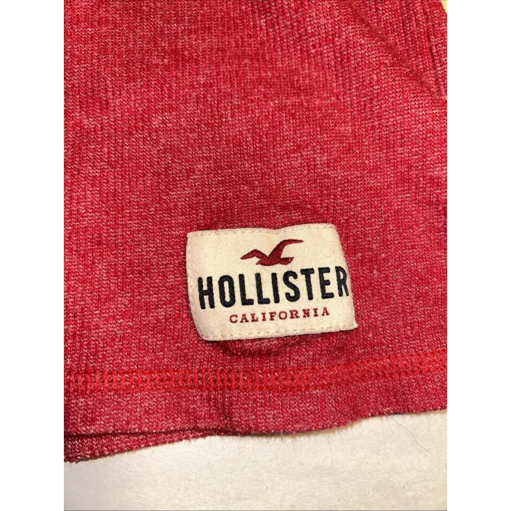 Vtg Holster Men’s XL Red Waffle Knit Long Sleeve Crew Neck Pullover 90’s